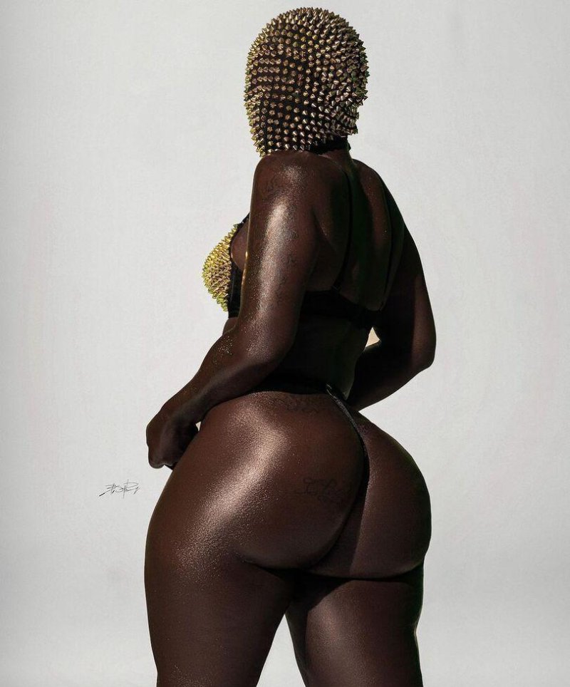 Beautiful butt of black women