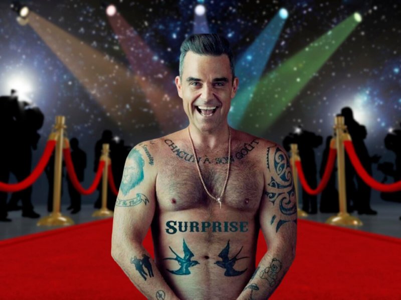 Pic: Robbie Williams singer