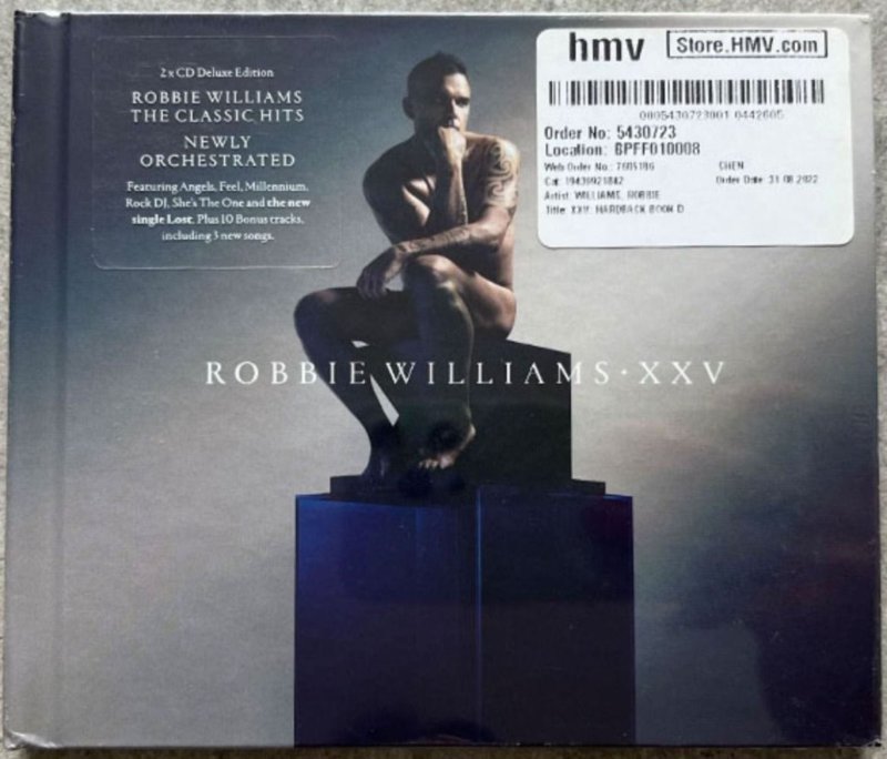 Pic: Robbie Williams XXV