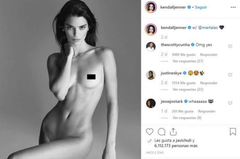 Model Kendall Jenner Nude