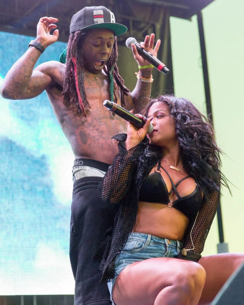Lil Wayne with a girl