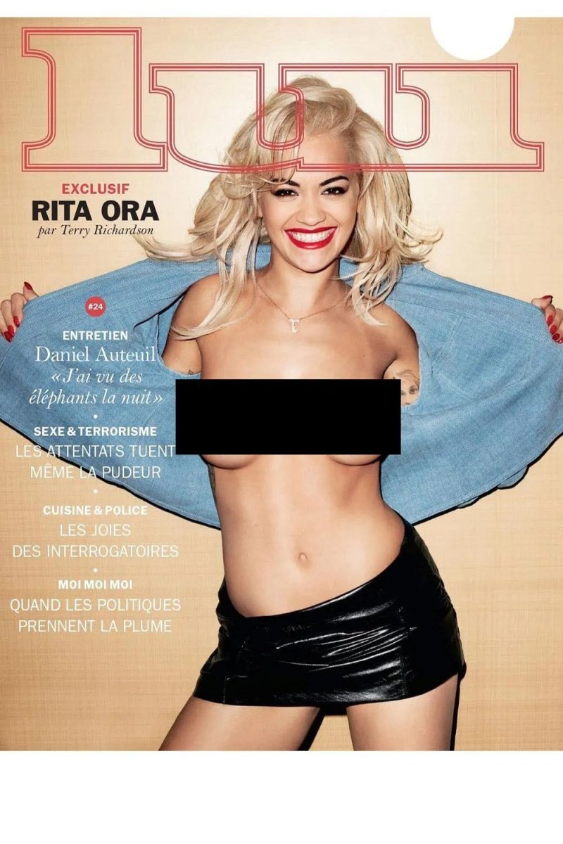 Singer Rita Ora Topless