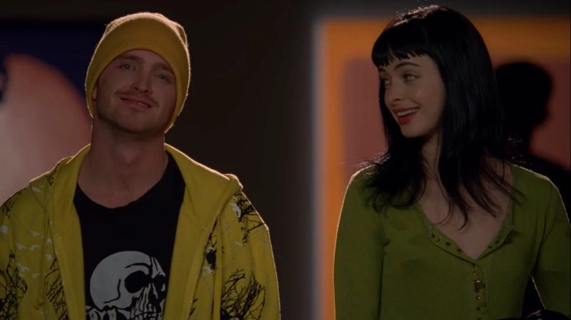 Jesse Pinkman and his girlfriend