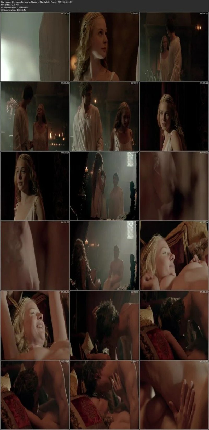 Rebecca Ferguson White Queen Scene