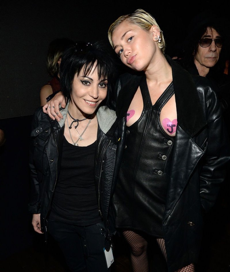 Joan Jett and Miley Cyrus