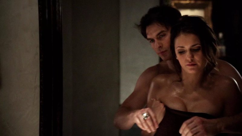 Damon Salvatore and Elena Passion