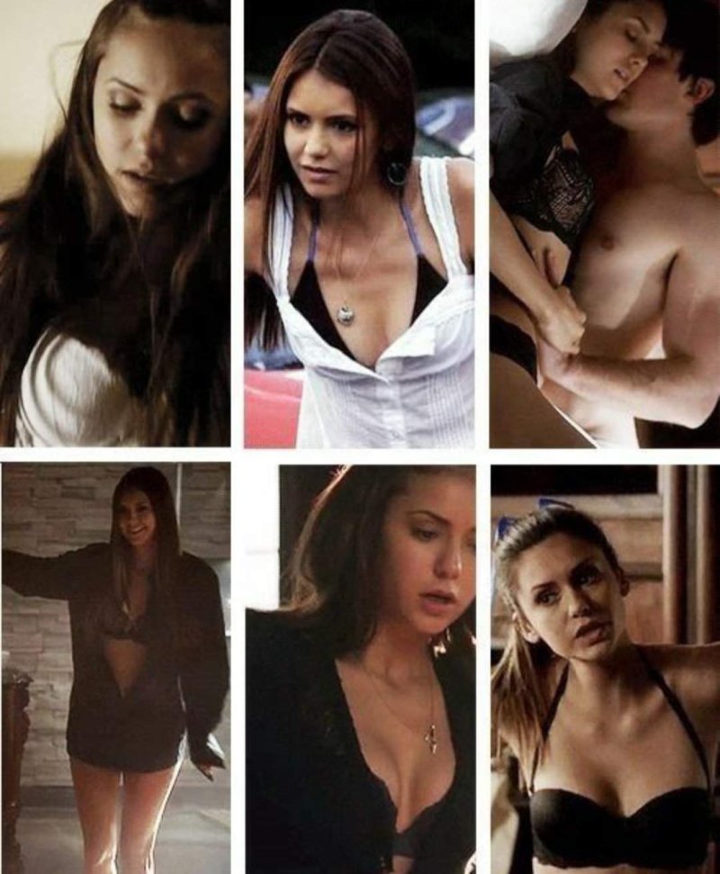 Nina Dobrev in linen Vampire Diaries