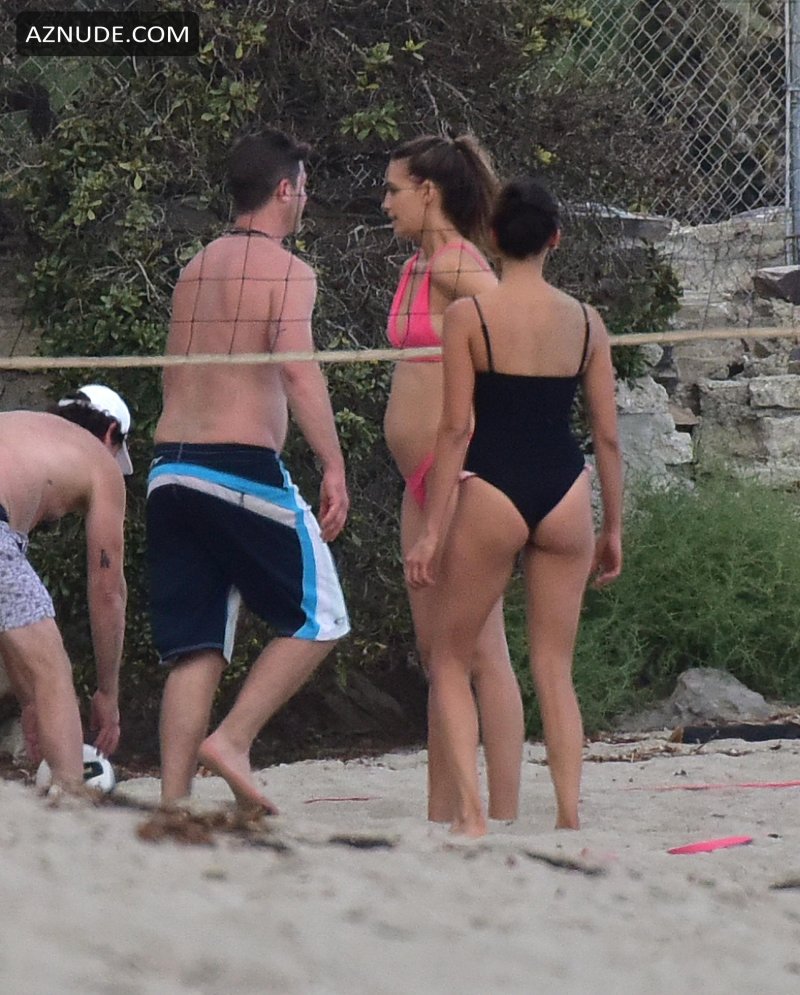 Nina Dobrev in a swimsuit
