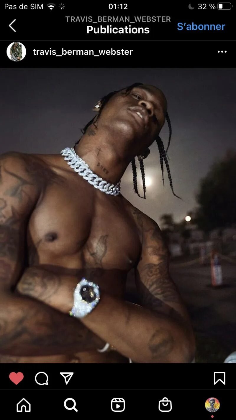 Travis Scott Naked