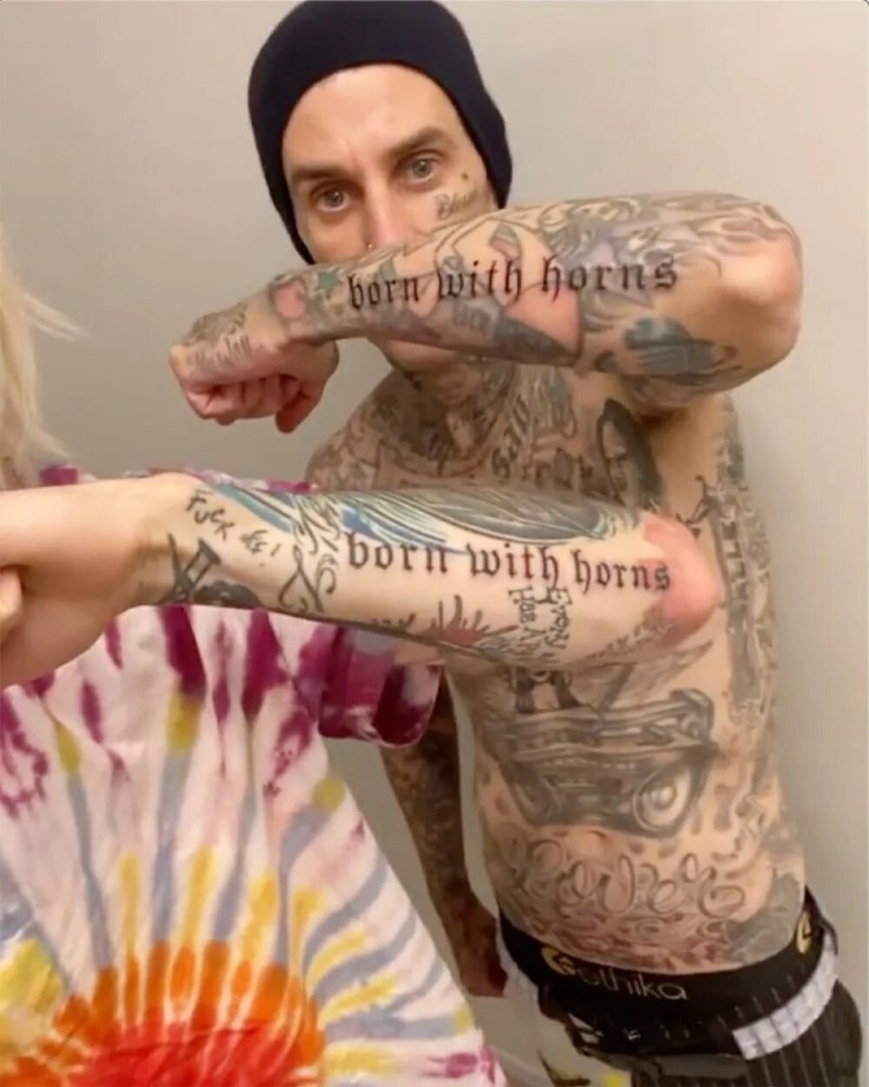 MGK and Travis Barker