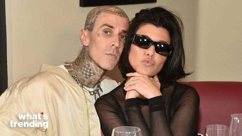 Courtney Kardashian and Travis Barker