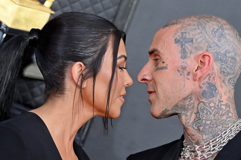 Courtney Kardashian and Travis Barker
