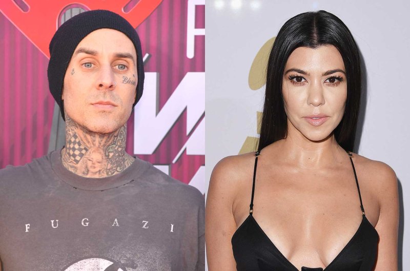 Courtney Kardashian and Travis Barker