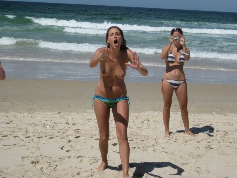 Tops on the beach