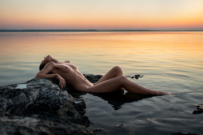 Girls in the nature of nude
