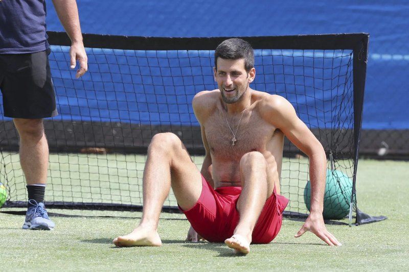 Novak Jokovic naked