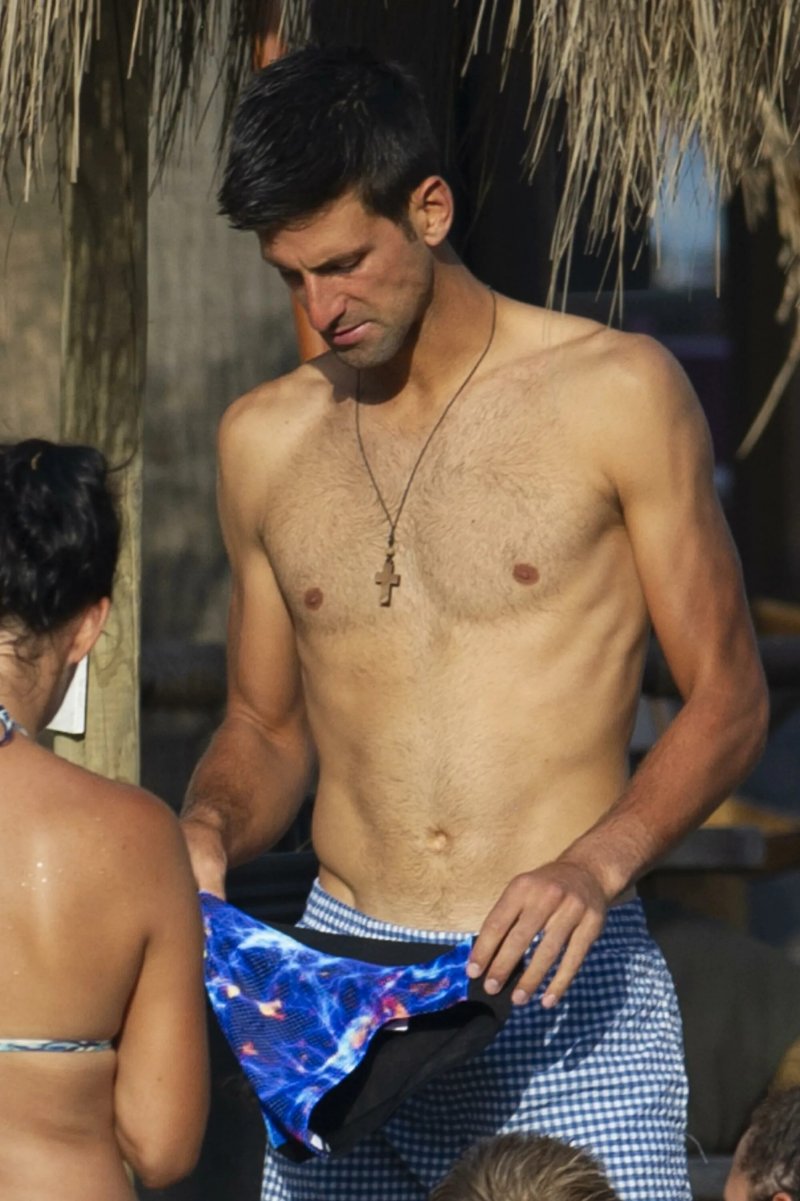 Novak Jokovic naked