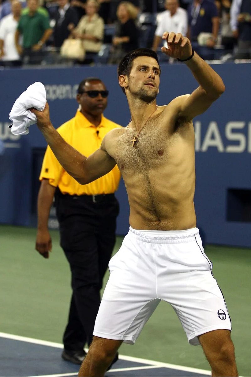 Novak Jokovic naked