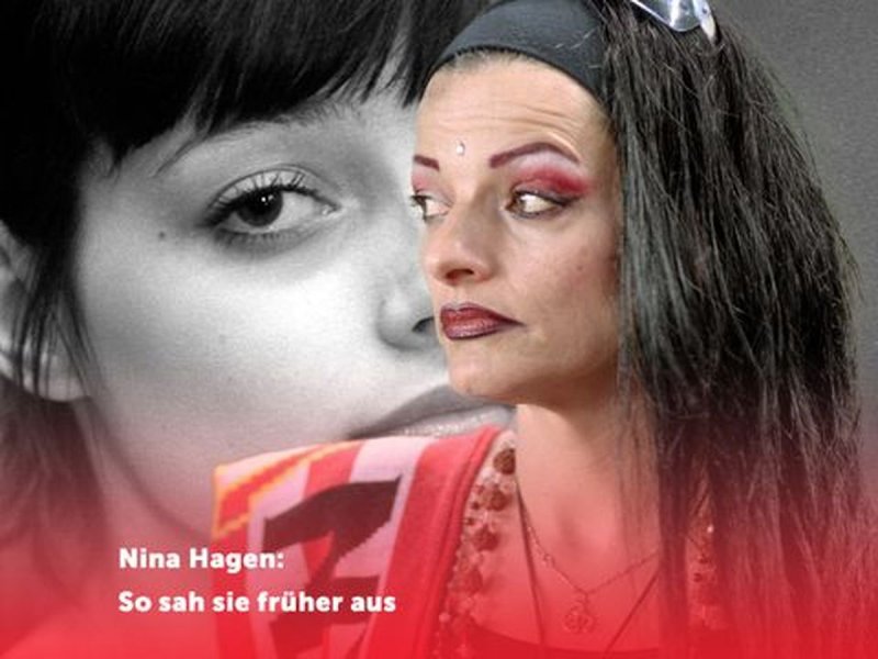 Cosma Shiva Hagen and Nina Hagen
