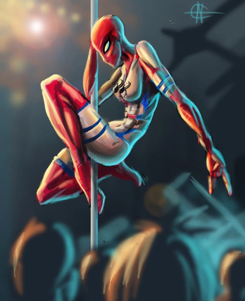 Man Spider Girl