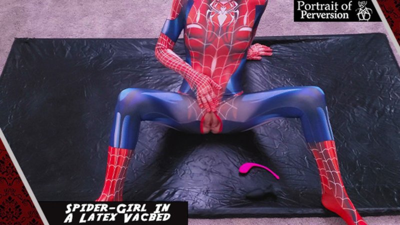 Erotic costume of a spider man