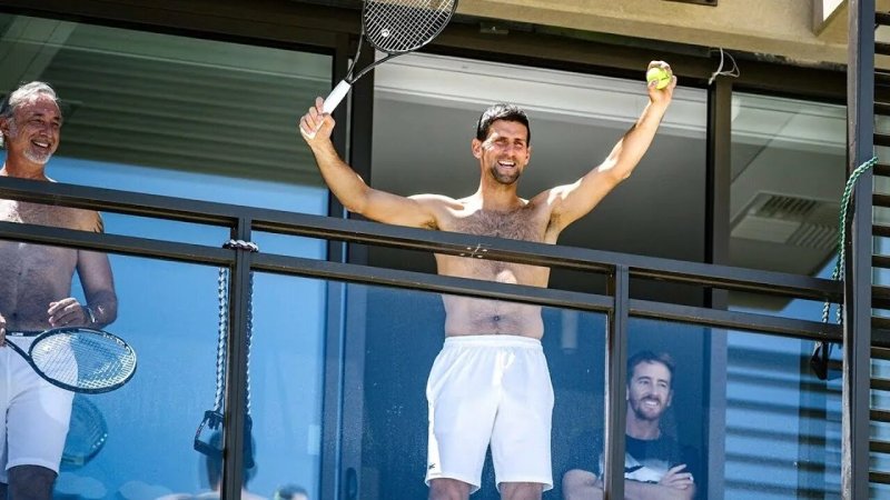 Novak Jokovic naked