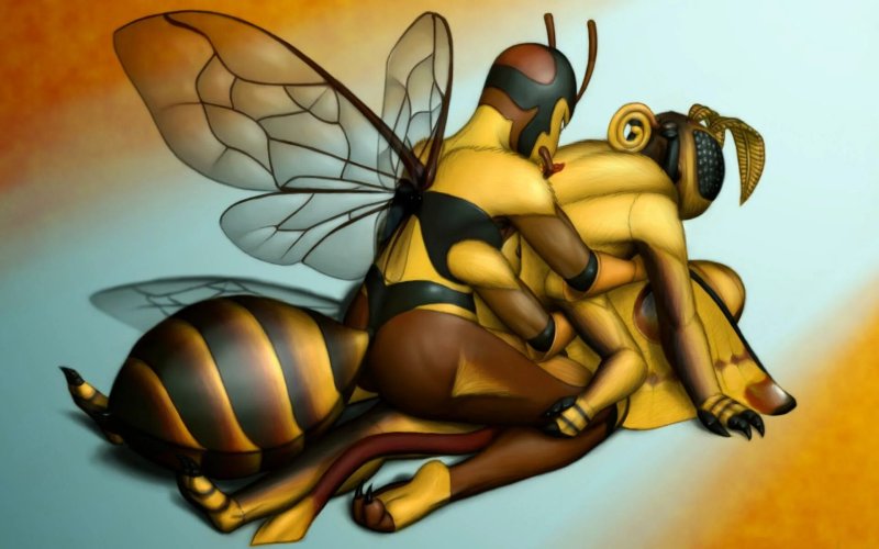 Insectoids of anime bee