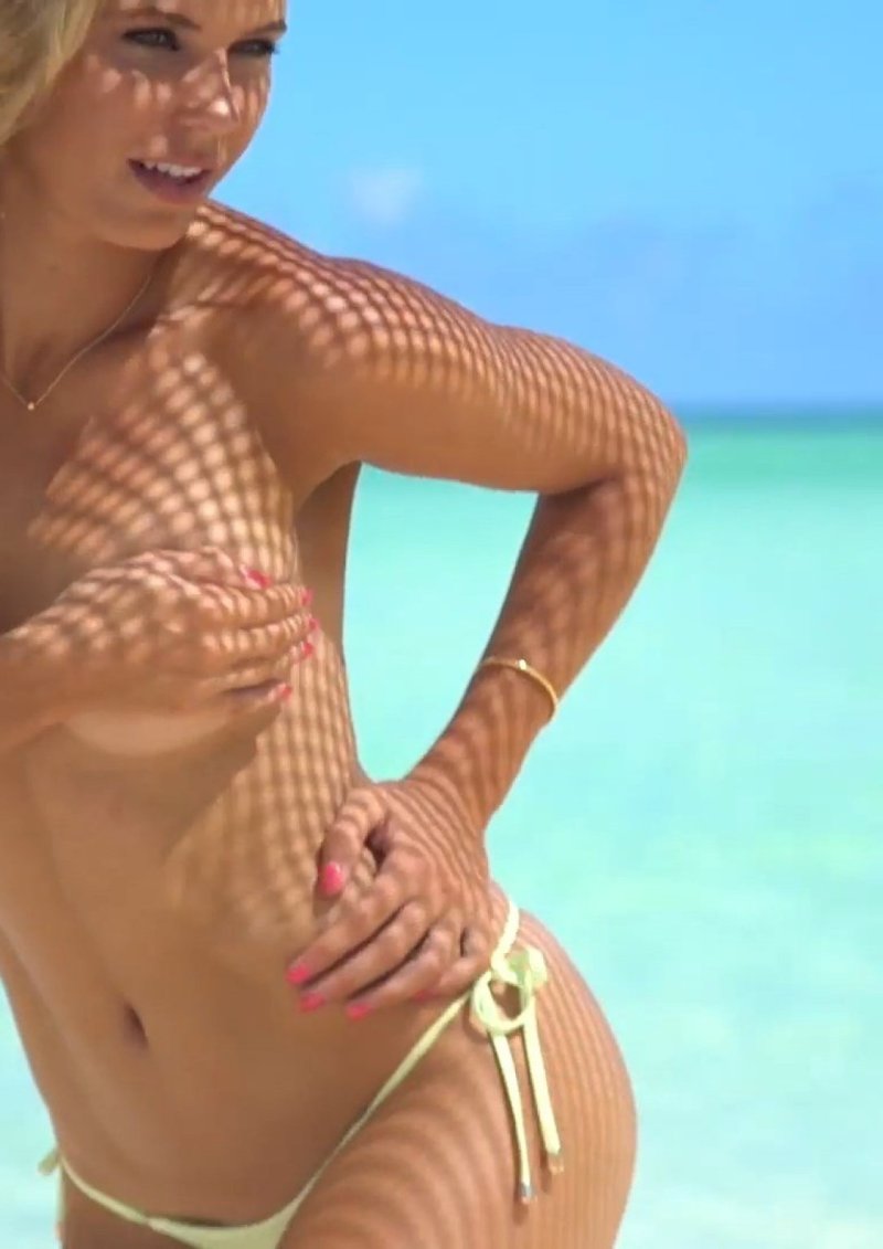Caroline is naked