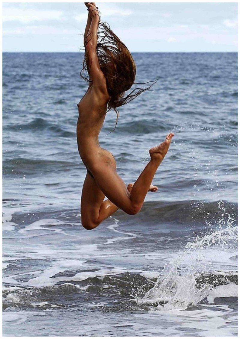 In the style of nude