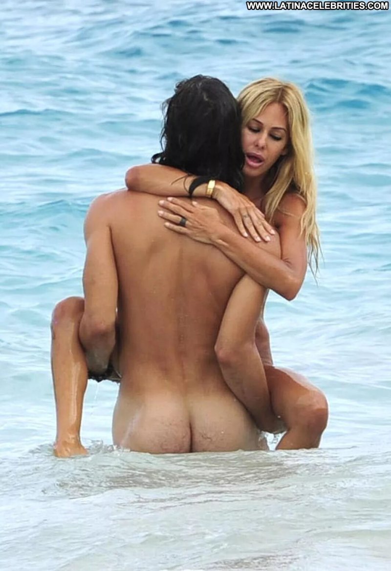 Naked celebrities on the beach