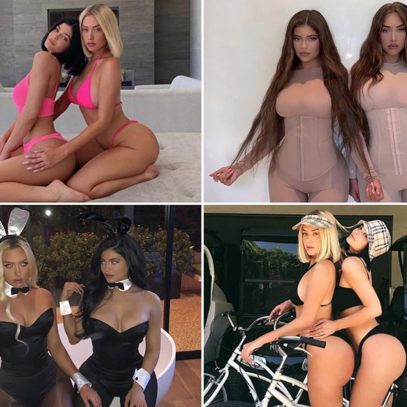 Anastasia Karanikolau and Kylie Jenner