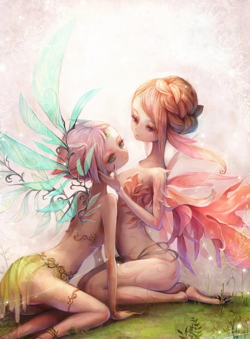 Anime girl Fairy
