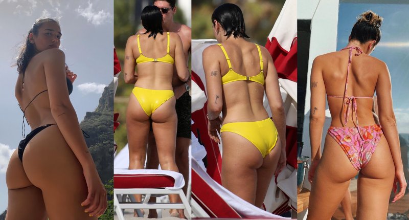 Dua Lipa in a swimsuit