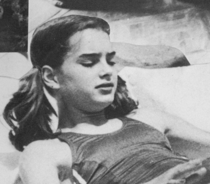 Brooke Shields in his youth