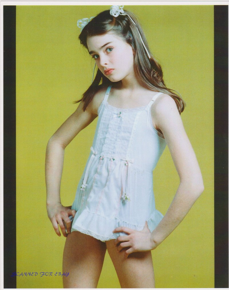 Brooke Shields in his youth
