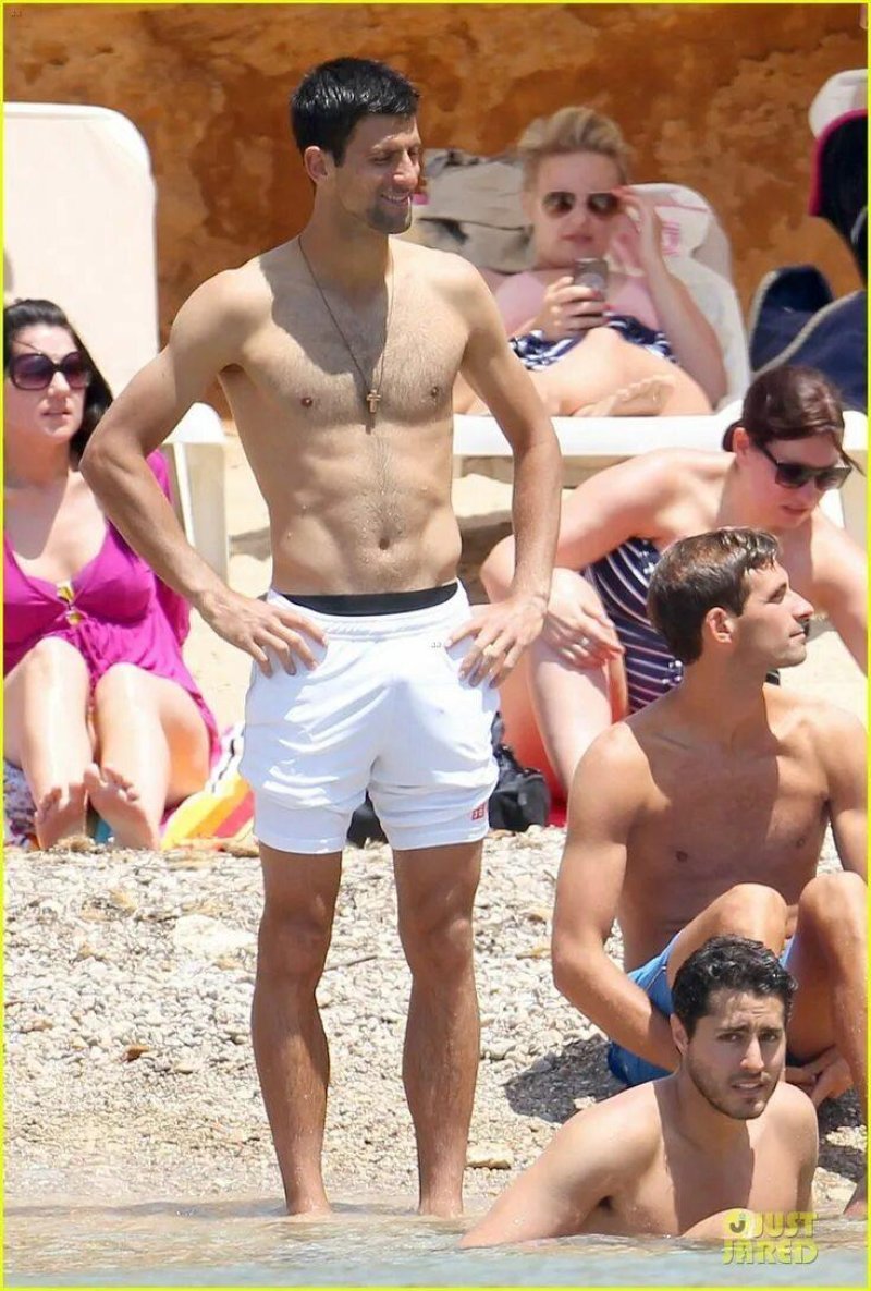 Novak Jokovic naked