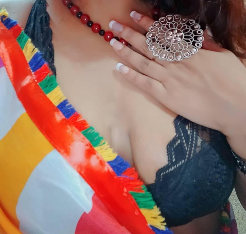 The woman is mature