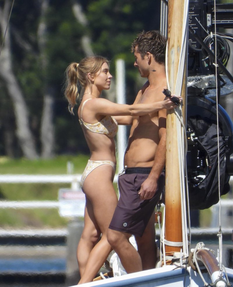 Sidney Suini in a swimsuit