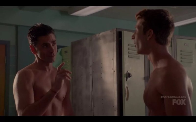 Glen Powell torso