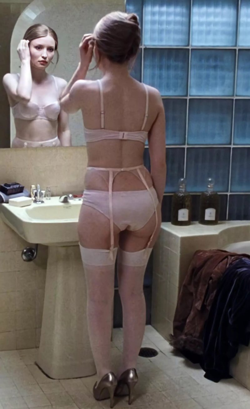 Emily Browning in underwear