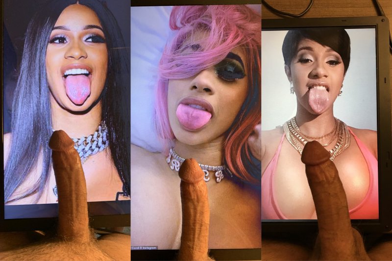 Cardi Bi Tongue