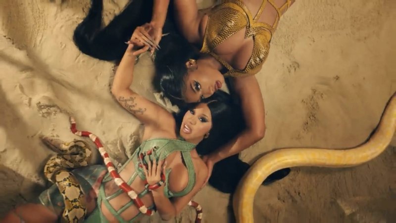 Cardi Bi and Megan Thee Stallion