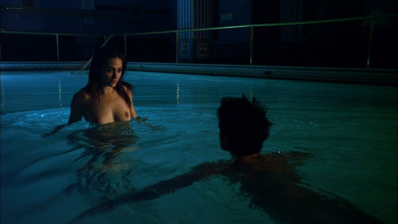 Emmy Rossum Naked in the pool