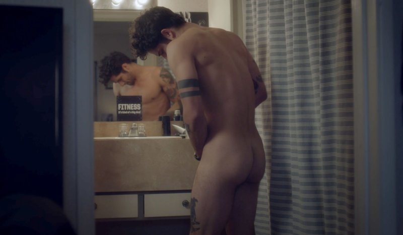 Tyler is naked completely