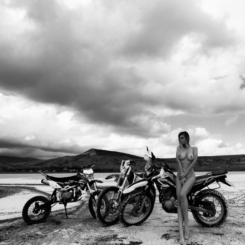 Girl Motorcycle