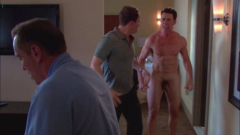 Naked actors of a man in films