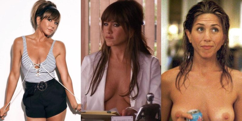 Naked Jennifer Aniston in the film Divorce Divorce