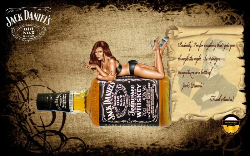 Tin sign Jack Daniels