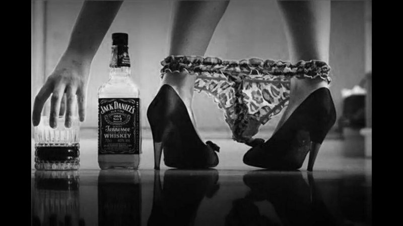 Girl with whiskey