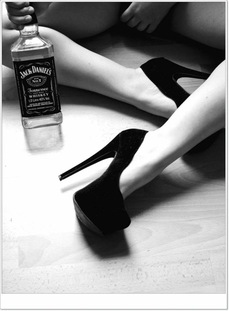 Girl with whiskey